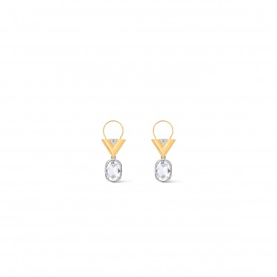 LOUIS VUITTON V FOR VUITTON EARRINGS M02261